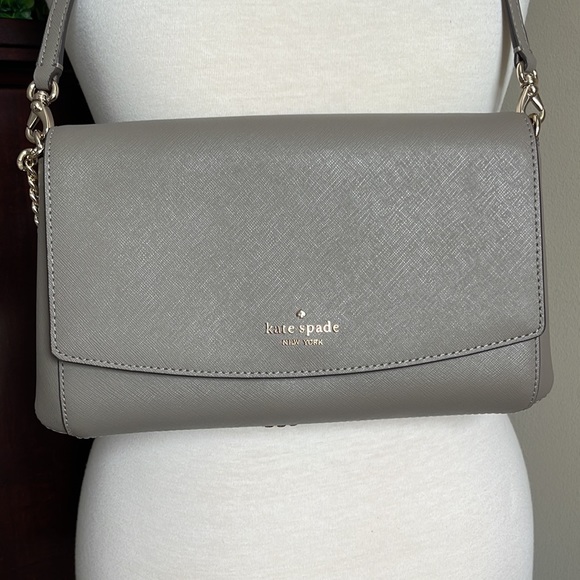 kate spade Handbags - Kate Spade Bag Laurel Way Greer Crossbody grey medium size